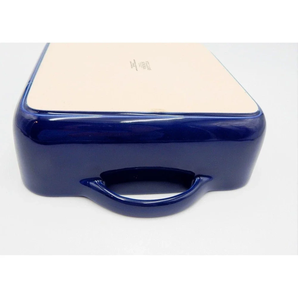 Williams Sonoma Blue Square Baker Ovenware 9x9 Made in Portugal